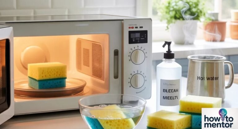 how to sanitize sponges