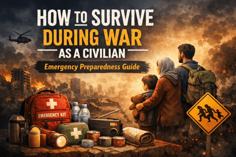 how to survive during war